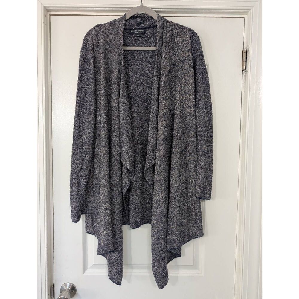 Barefoot Dreams Waterfall Cardigan women's S/M blue cozychic ultra lite bamboo‎